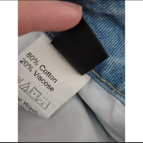 Distressed jeans sz 2X distressed boyfriend jeans XXL High Rise denim jeans - Picture 7 of 7